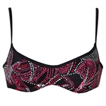 Röhnisch Swim Bahia Wire Bra. Lätt vadderad bygelbikini. Reglerbara axelband och knäppning baktill. 


